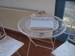 Gästebuchtisch Set mit zwei Stuhle Preis 35€